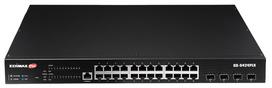 tinklo komutatorius poe - EDIMAX 24-Port Gigabit PoE Switch - 2 nuotrauka