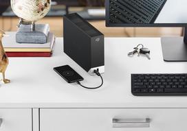seagate one touch - Seagate One Touch Desktop HUB 4TB 3.5" Black STLC4000400 - 5 nuotrauka