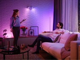 led lemputes gu10 - Philips Hue GU10 RGBW 5,7W 350lm Bluetooth 2-pack - 7 nuotrauka