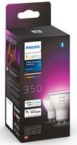 led lemputes gu10 - Philips Hue GU10 RGBW 5,7W 350lm Bluetooth 2-pack - 9 nuotrauka