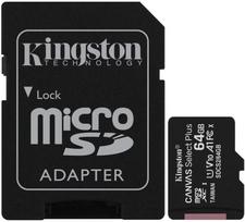 Pirkti Kingston 64GB x 3 Canvas Select Plus micro SDXC UHS-I - Photo 1