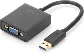 usb to vga - DIGITUS USB 3.0 to VGA Adapter Input USB - 1 nuotrauka