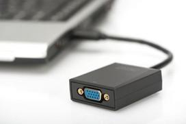 usb to vga - DIGITUS USB 3.0 to VGA Adapter Input USB - 2 nuotrauka