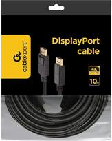 display port laidas - GEMBIRD CC-DP2-10M DisplayPort cable 4K - 4 nuotrauka
