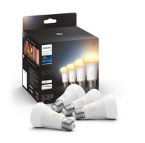 LED lemputė Philips Hue, balta, E27, 6 W, 570 - 830 lm, 4 vnt.