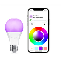 smart bulb - Nanoleaf Essentials Smart A19 Bulb 1100Lm RGBCW 2700K-6500K, 120V-240V, E27, 3pcs Pack - 3 nuotrauka