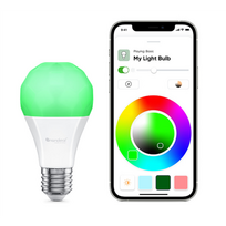 smart bulb - Nanoleaf Essentials Smart A19 Bulb 1100Lm RGBCW 2700K-6500K, 120V-240V, E27, 3pcs Pack - 4 nuotrauka