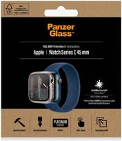 apple watch ekrano apsauga - Priedas PanzerGlass Full Body for Apple watch 7 45mm, skaidri - 5 nuotrauka