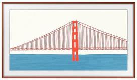 SAMSUNG Frame 55 Brick Red Beveled 2021 | VG-SCFA55TRCXC