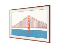 televizoriaus stovas 55 - SAMSUNG Frame 55 Brick Red Beveled 2021 | VG-SCFA55TRCXC - 2 nuotrauka
