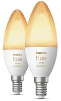 Philips Hue, led, E14, 4 W, 320 - 470 lm, šiltai balta, 2 vnt.