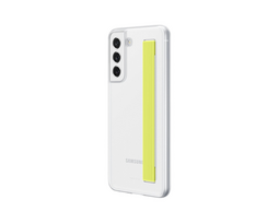 s21 telefonas samsung - Samsung "Clear Strap Cover Galaxy S21 FE (EF-XG990CWE)" White - 2 nuotrauka