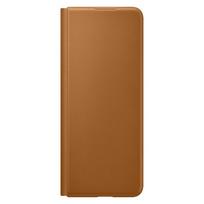 odiniai telefonu deklai - Samsung "Leather Flip Cover Galaxy Z Fold 3 5G (EF-FF926LAE)" Сamel - 3 nuotrauka