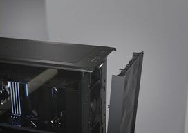 grudintas stiklas tamsus - Fractal Design Meshify 2 XL Dark Tempered Glass Black (Juodas) - 28 nuotrauka