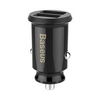 ikroviklis usb 5v 2 1a - Baseus Grain Mini 2x USB 3.1A juodas (CCALL-ML01) - 3 nuotrauka