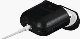 ausiniu deklas - Dėkliukas Airpods case dbramante1928 Copenhagen, Odinis, Juodas - 5 nuotrauka