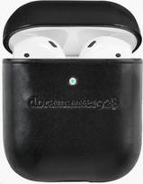 ausiniu deklas - Dėkliukas Airpods case dbramante1928 Copenhagen, Odinis, Juodas - 6 nuotrauka