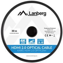 optical laidas - Kabelis Lanberg, juoda, 30 m - 2 nuotrauka