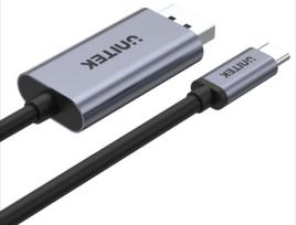 displayport cable - Laidas Unitek V1409A, juoda/pilka, 2 m - 1 nuotrauka