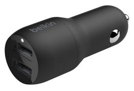 Pirkti Belkin Dual USB-A Car Charger 24W BOOST CHARGE Black - Photo 1