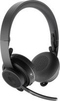 logitech ausin - Logitech Zone Wireless Black (Juodos) - 1 nuotrauka