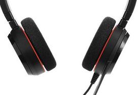 jabra ausine - Jabra Evolve 20 Duo UC Black (Juodos) - 4 nuotrauka