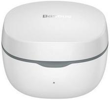 baseus ausines belaides - Baseus WM01 White (Baltos) - 2 nuotrauka