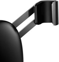 laikikliai i - Baseus Mini Gravity Car Mount Black - 6 nuotrauka