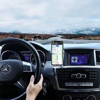 laikikliai i - Baseus Mini Gravity Car Mount Black - 9 nuotrauka
