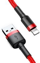 iphone laidas senukai - Baseus Cafule USB To Apple Lightning Cable 3m Black - 2 nuotrauka