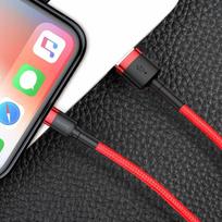 iphone laidas senukai - Baseus Cafule USB To Apple Lightning Cable 3m Black - 7 nuotrauka