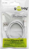 lightning mfi - Goobay Lightning auf USB 1m Weiß [Apple MFI zertifiziert / Sync- / Ladekabel / Datenkabel] - 3 nuotrauka