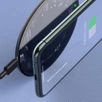 wireless charger baseus - Baseus Simple Fast Wireless Charger 15W White - 15 nuotrauka