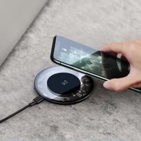 wireless charger baseus - Baseus Simple Fast Wireless Charger 15W Transparent - 7 nuotrauka