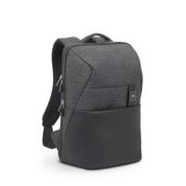 deklas macbook rivacase - Rivacase Melange MacBook Pro And Ultrabook Backpack 15.6'' Black - 2 nuotrauka