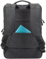 deklas macbook rivacase - Rivacase Melange MacBook Pro And Ultrabook Backpack 15.6'' Black - 5 nuotrauka