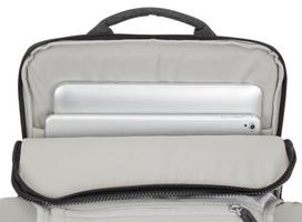 deklas macbook rivacase - Rivacase Melange MacBook Pro And Ultrabook Backpack 15.6'' Black - 9 nuotrauka