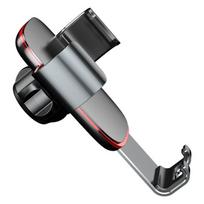 metalo kampuotis - Baseus Metal Age Gravity Car Mount Gray - 1 nuotrauka