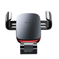 metalo kampuotis - Baseus Metal Age Gravity Car Mount Gray - 2 nuotrauka