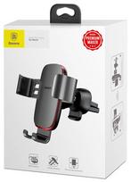 metalo kampuotis - Baseus Metal Age Gravity Car Mount Gray - 8 nuotrauka