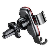metalo kampuotis - Baseus Metal Age Gravity Car Mount Gray - 10 nuotrauka