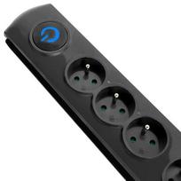 virsitampiu apsauga - Qoltec Surge Protector 4 Outlet Black 1.5m - 2 nuotrauka