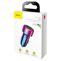 charger pps - Baseus Magic Dual USB Car Charger PPS QC 4.0 Red - 2 nuotrauka