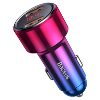 charger pps - Baseus Magic Dual USB Car Charger PPS QC 4.0 Red - 4 nuotrauka
