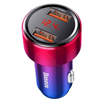 charger pps - Baseus Magic Dual USB Car Charger PPS QC 4.0 Red - 5 nuotrauka