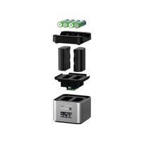 panasonic kroviklis - Hähnel ProCube 2 Charger For Canon Grey (Pilkas) - 3 nuotrauka