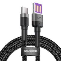 Baseus Cafule HW Quick Charging USB To USB Type-C Cable 1m Black/Grey