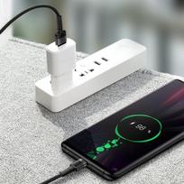 huawei type c - Baseus Cafule HW Quick Charging USB To USB Type-C Cable 1m Black/Grey - 8 nuotrauka