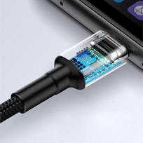 huawei type c - Baseus Cafule HW Quick Charging USB To USB Type-C Cable 1m Black/Grey - 13 nuotrauka