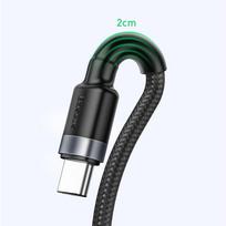 huawei type c - Baseus Cafule HW Quick Charging USB To USB Type-C Cable 1m Black/Grey - 15 nuotrauka